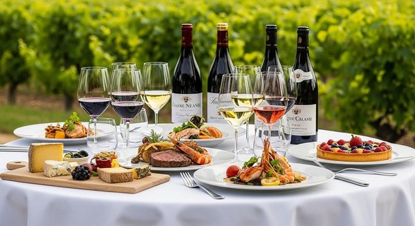 Les accords mets vins et domaines : l'art subtil des vignobles français